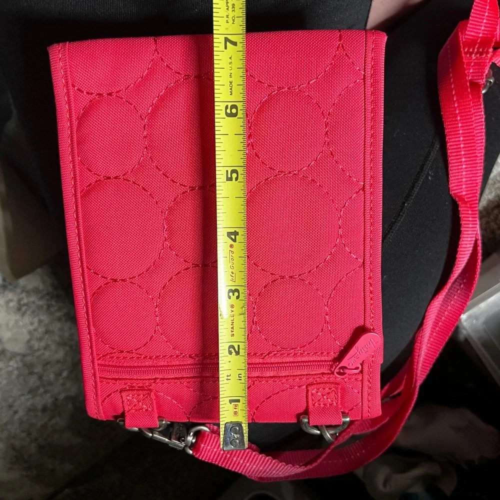 Thirty One Pink “Vary You” Quilted Crossbody Organizer Wallet Bag‎ 7